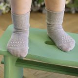 Detské protišmykové ponožky z bambusu Tmavozelené