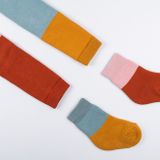 Detské zateplené ponožky Bloky