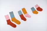 Detské zateplené ponožky Bloky