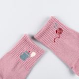 Detské ružové ponožky Vitaj doma!