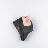 Detské antracitové zateplené ponožky Terrazzo