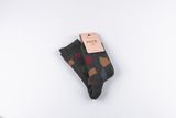Antracitové zateplené ponožky Terrazzo