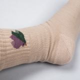Detské béžové ponožky Vtáčik Fugl