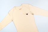 Dámske smotanové tričko z BIO bavlny Vtáčik Fugl