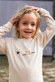 Detské smotanové tričko z BIO bavlny Medveď Bjørn