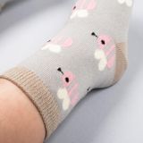 3 detské bambusové ponožky Včely pre dievčatá