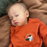 Detské oranžové tričko s dlhým rukávom 